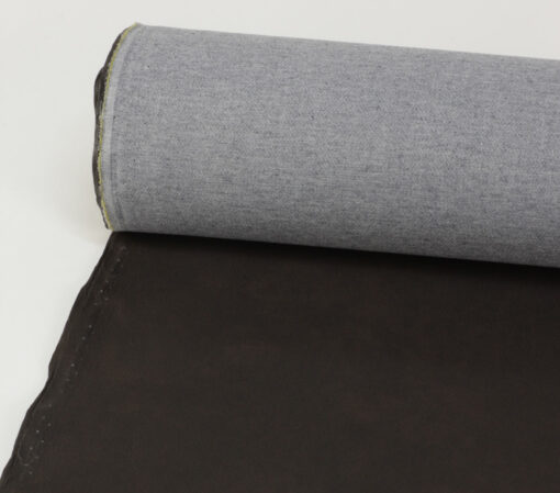 Fabric Store - Ύφασμα δερματίνη με το μέτρο, χρώμα σκούρο καφέ μαύρο, με φάρδος 1.40μ, για ταπετσαρίες επίπλων, στο σπίτι ή τους επαγγελματικούς σας χώρους.