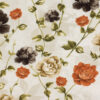 Fabric Store - Διακοσμητικό ύφασμα εμπριμέ με φάρδος 1.4m εξαιρετικής ποιότητας με μαύρα λουλούδια. Ύφασμα με το μέτρο, με μαλακή υφή για ταπετσαρίες επίπλων, στο σπίτι ή τους επαγγελματικούς σας χώρους.