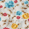 Fabric Store - Διακοσμητικό ύφασμα εμπριμέ με φάρδος 1.4m εξαιρετικής ποιότητας με σχέδιο χρωματιστά λουλούδια. Ύφασμα με το μέτρο, με μαλακή υφή για ταπετσαρίες επίπλων, στο σπίτι ή τους επαγγελματικούς σας χώρους.